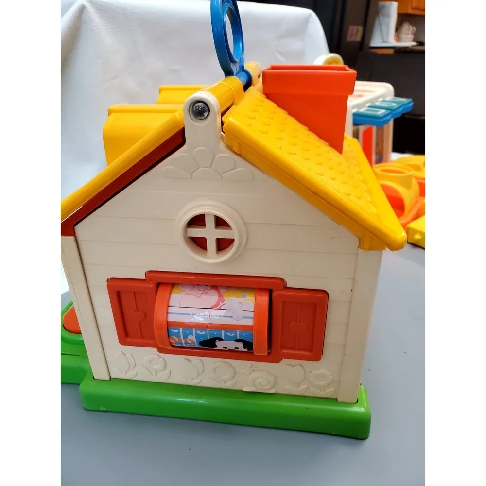 Fisher-Price Chunky‎ Little People Vintage DISCOVERY COTTAGE/HOUSE * 1984 *